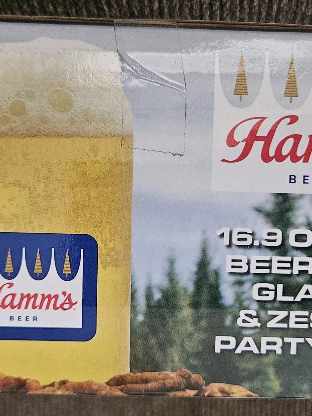 Hamm’s Brewing Company Beer Glass Snack Mix Limited Edition Sealed New RARE!